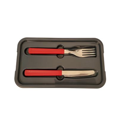 Marmita Fit Dupla 1,3L Vermelho com Talher - Unitermi