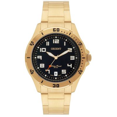 Relógio Orient Masculino Ref:Mgss1105a P2kx Casual Dourado