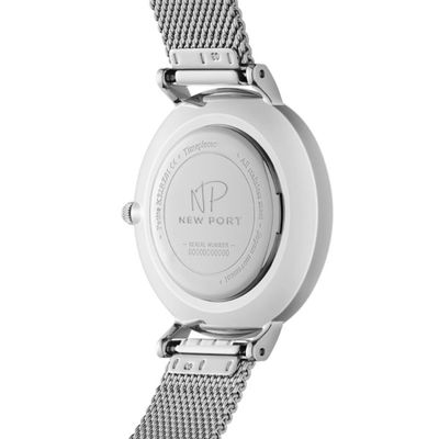 Relógio Feminino Prata Delicado Casual Elegante NewPort 32mm