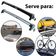 Automotive Rack Teto Aluminio GM Corsa Frente Montana PRETO