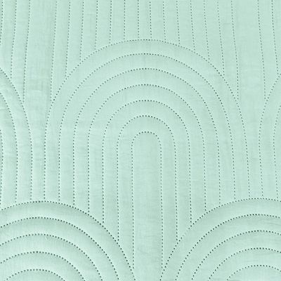 Kit Cobre Leito Colcha Harmony King 3 Peças Matelado Micropercal 200 Fios - Verde Suave - 100% Poliéster