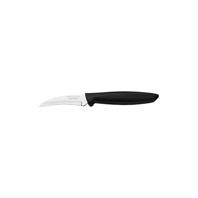 Faca para Tornear Tramontina Plenus com Lamina em Aço Inox e Cabo de Polipropileno Preto 3"
