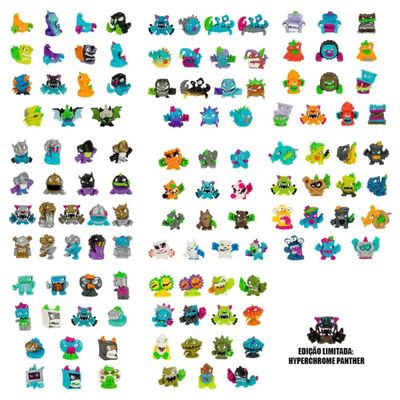 Brinquedo Tubo De Ensaio Com 2 Mini Bonecos Swarms Mrbeast Lab - Candide 4736