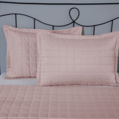 Porta Travesseiro Matelado Soft 1 Peça 70cm x 50cm 100% Poliéster - Rosê