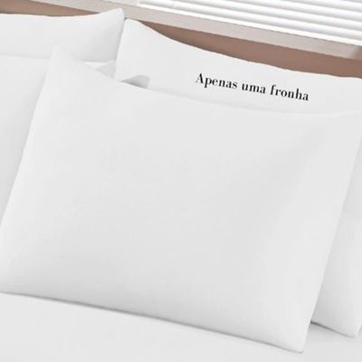Fronha Buettner Malha Basic Lisa 45cmx70cm Branco