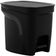 Lixeira com Tampa Pedal 7L Tramontina Compact Plástico Preto Cesto de Lixo para Casa