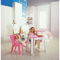 Mesa Infantil Tramontina Versa em Polipropileno Rosa e Branco