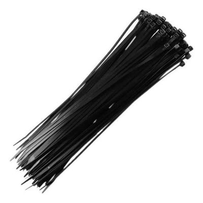 Abraçadeira De Nylon 4,5x280mm - 100 Unidades Preto