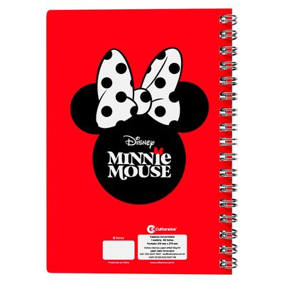 Caderno Universitário 10M Feminino Minnie 707190288 - Culturama