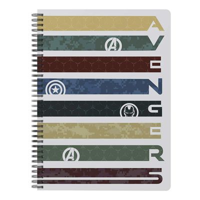 Caderno Universitário 1M Masculino Vingadores 707180313 - Culturama