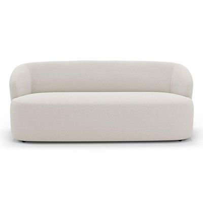 Sofá Orgânico Living Leez 170cm 02 Lugares Bouclê Off White - Desk Design Cor Off White