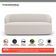 Sofá Orgânico Living Leez 170cm 02 Lugares Bouclê Off White - Desk Design Cor Off White