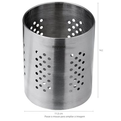 Organizador Suporte Talheres Aço Inox Brinox