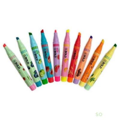 Marca Texto Com Aroma De Frutas Be Bold Newpen Rosa Pastel (cereja)