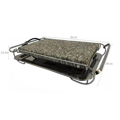 Grill Chapa Elétrica Pedra Granito Stone Grill
