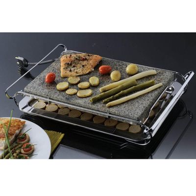 Grill Chapa Elétrica Pedra Granito Stone Grill