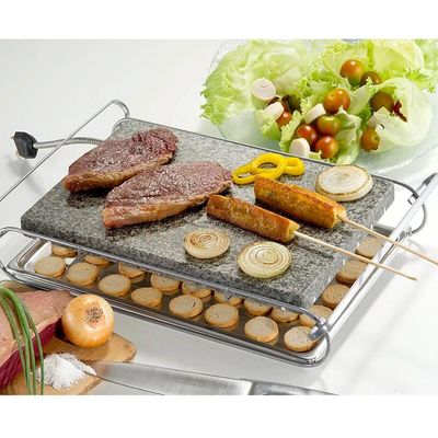 Grill Chapa Elétrica Pedra Granito Stone Grill