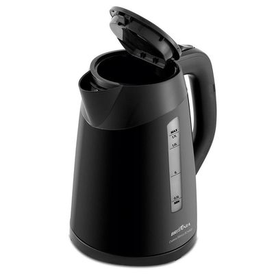Chaleira Elétrica Britânia BCH06P Com 1,7 Litros E Desligamento Automático Preto Bivolt