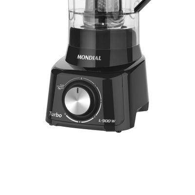 Liquidificador Mondial Turbo Full Black L-900-FB Preto - 220V