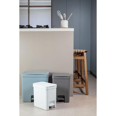 Lixeira Com Pedal Trium 6 L Chumbo Ou