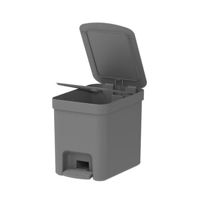 Lixeira Com Pedal Trium 6 L Chumbo Ou