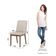 Conjunto 2 Cadeiras Pietra P/ Mesa De Jantar Detalhes Corano Nature Com Courano E Linho