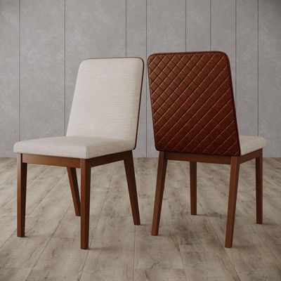 Conjunto 2 Cadeiras Pietra P/ Mesa De Jantar Detalhes Corano Nature Com Courano E Linho