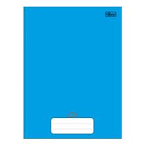 Caderno Brochura Tilibra Capa Dura 1/4 Azul 96 Folhas