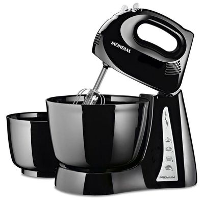Batedeira Mondial B-04 Np Batedeira-220v-preto/inox
