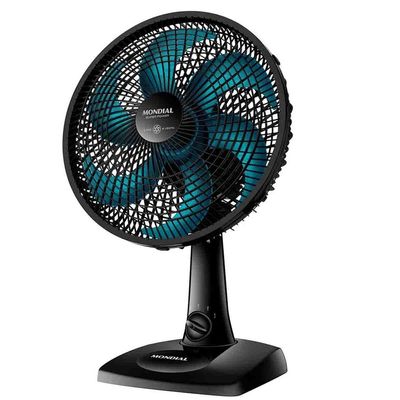 Ventilador De Mesa Mondial Super Power 127v Vsp30 Azul Petroléo