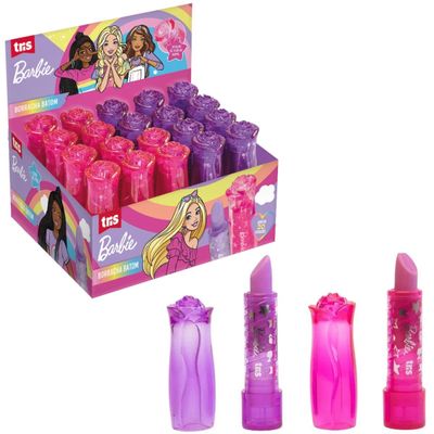 BORRACHA RETRÁTIL COM FORMATO DE BATOM BARBIE - TRIS
