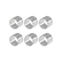 Jogo 6 Argolas Para Guardanapos Silverlux, Banho de Prata