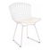 Kit 6 Cadeiras Bertoia Branca Com Assento Branco