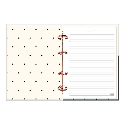Caderno Argolado Cartonado Colegial Tilibra West Village 160 Folhas