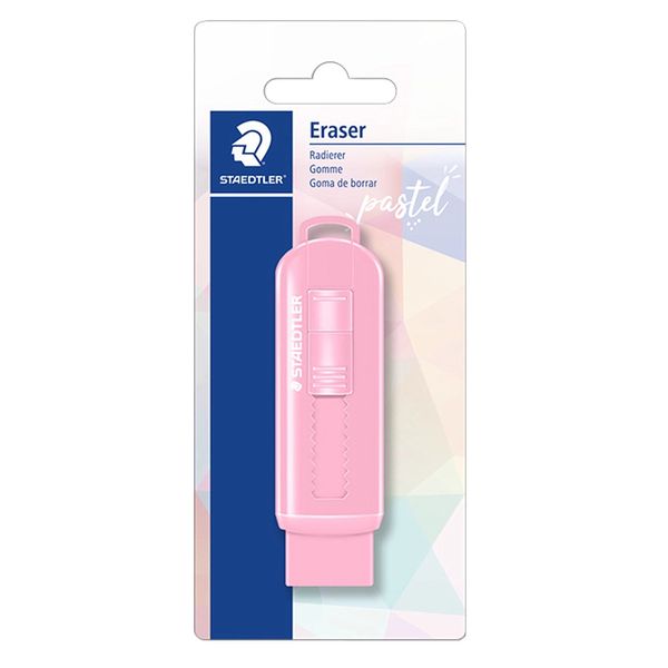 Borracha Escolar Staedtler com Capa Plástica Pastel - Item Sortido