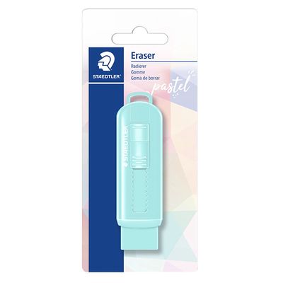 Borracha Escolar Staedtler com Capa Plástica Pastel - Item Sortido