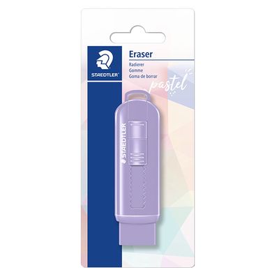 Borracha Escolar Staedtler com Capa Plástica Pastel - Item Sortido