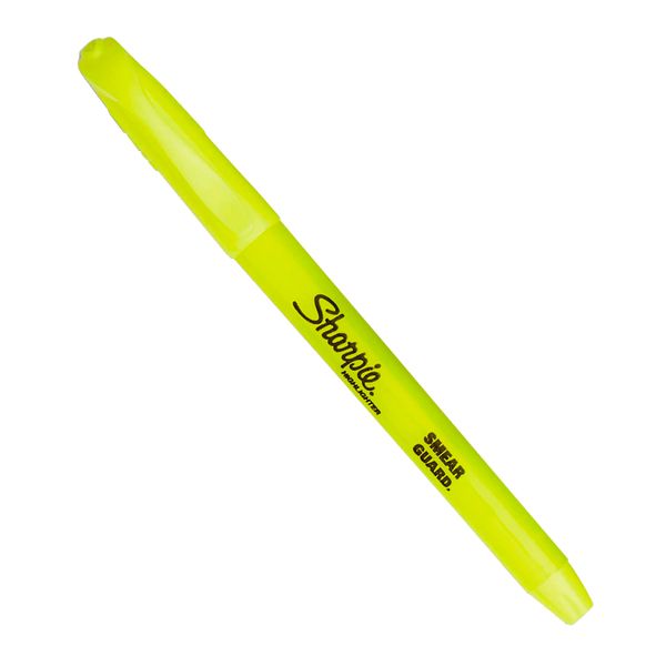 Marcador de Texto Papermate Sharpie Pocket Amarelo Marcador de Texto Papermate Sharpie Pocket Amarelo