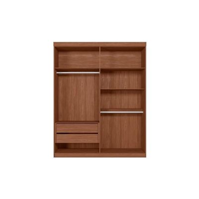 Guarda Roupa +cômoda 2 Peças Qc327 Jatoba/areia - Santos Andirá