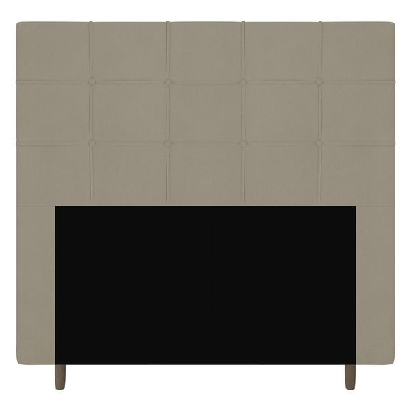 Cabeceira Cama Box Casal Queen Size Leiria 160cm Corano Bege - Desk Design