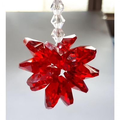 Cristal Retrovisor De Carro - Cor Vermelho