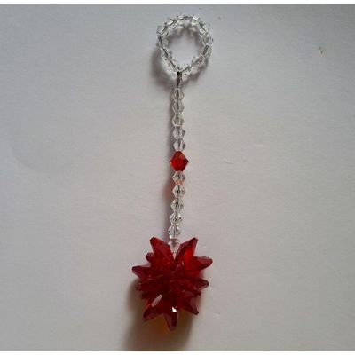 Cristal Retrovisor De Carro - Cor Vermelho