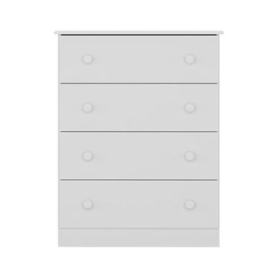 Cômoda Infantil 65cm Com 4 Gavetas Encanto Multimóveis Mp4427 Branco Branco