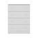 Cômoda Infantil 65cm Com 4 Gavetas Encanto Multimóveis Mp4427 Branco Branco