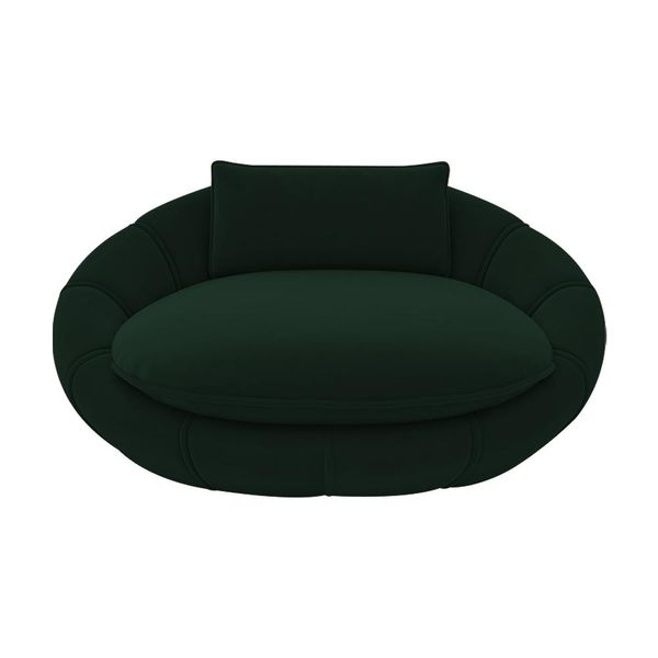 Poltrona Caminha para PET Afrodite Veludo Verde - Gran Belo