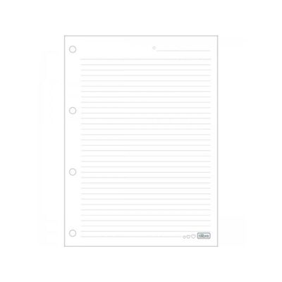Refil Tiliflex Caderno Argolado Universitário Soho 80 Folhas Tilibra Modelo 2