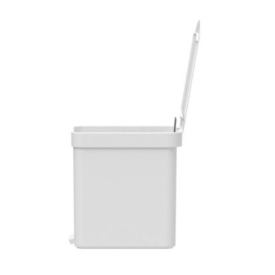 Lixeira Com Pedal Trium 6 L Branco Ou