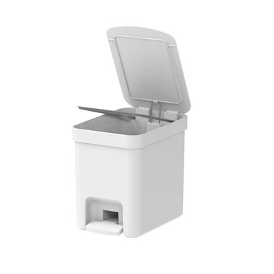 Lixeira Com Pedal Trium 6 L Branco Ou