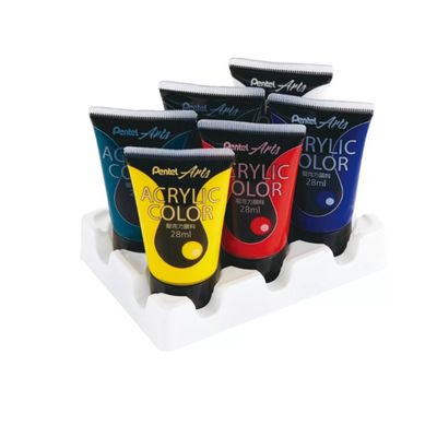 Tinta Acrílica 6 Cores 28ml Artístico POSTER COLOR - PENTEL