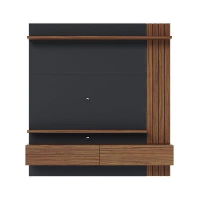 Home Suspenso Juriti 150cm 3 Portas Basculantes - Ssx Multicoisas Cor Noce Milano/preto Fosco